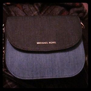 Authentic MK Denim Crossbody